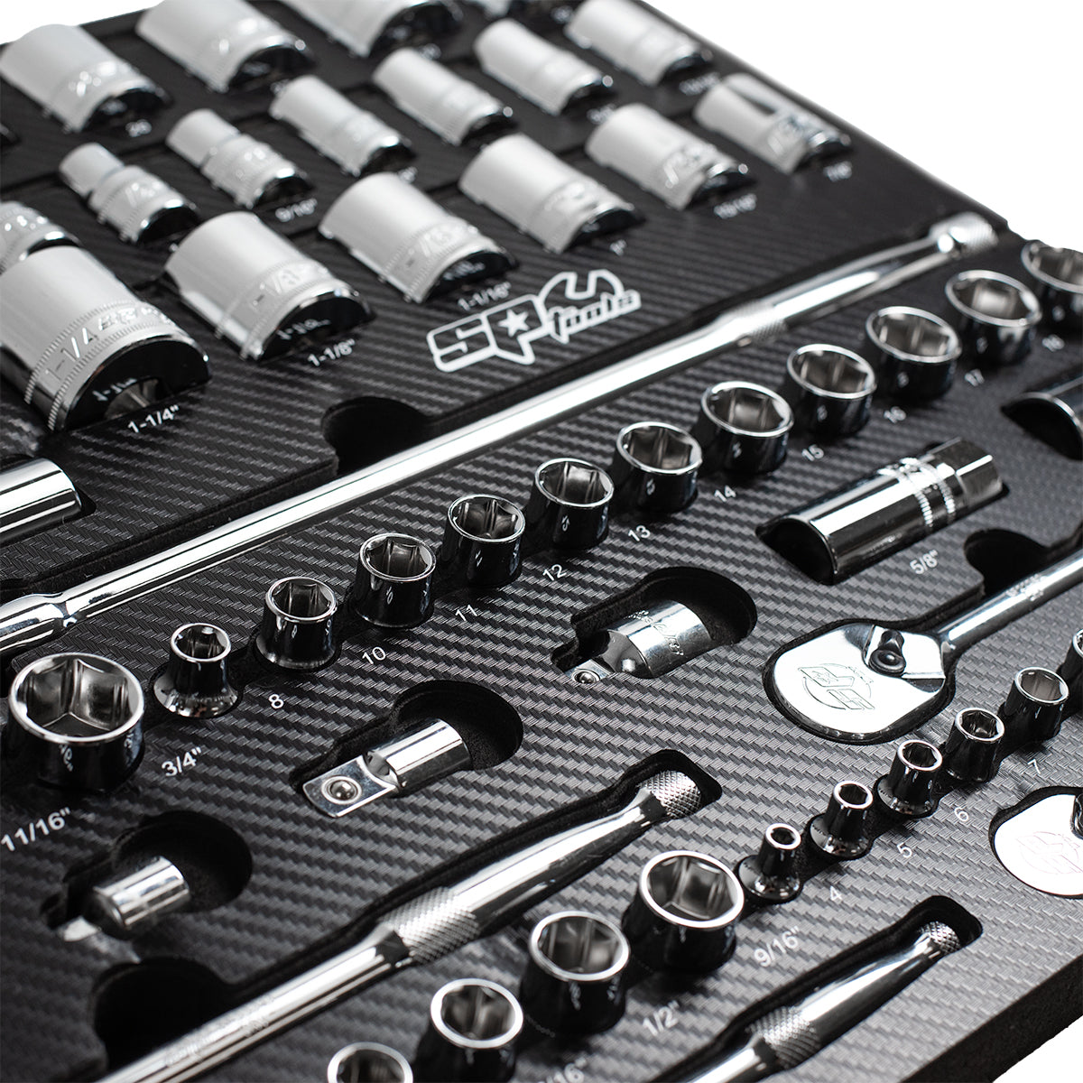 90PC 6PT METRIC/SAE SOCKET SET w/ EVA FOAM