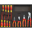 12PC VDE 1000V INSULATED PLIER & SCREWDRIVER SET