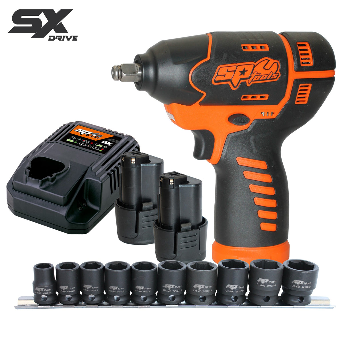 12V 3/8&quot; SX DRIVE CORDLESS MINI IMPACT WRENCH KIT