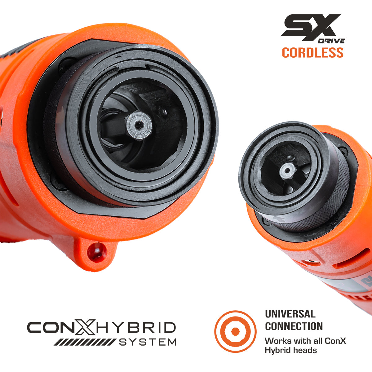 CONX HYBRID SYSTEM- 12V SX DRIVE CORDLESS BRUSHLESS POWER-DRIVE BODY