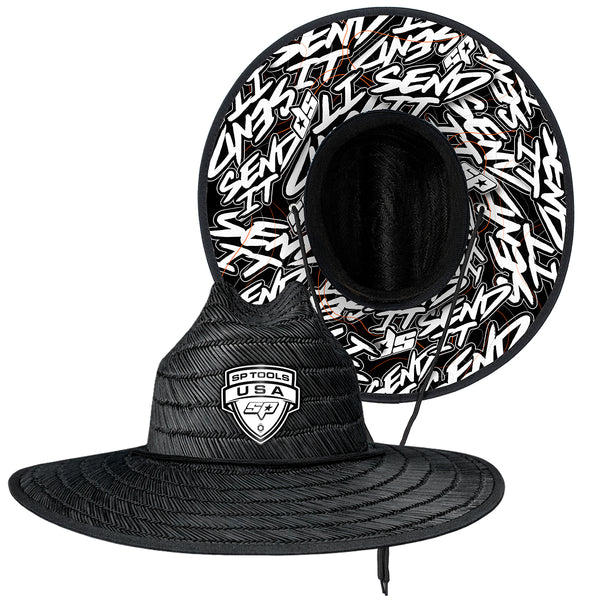 SP Send It Straw Hat - Black