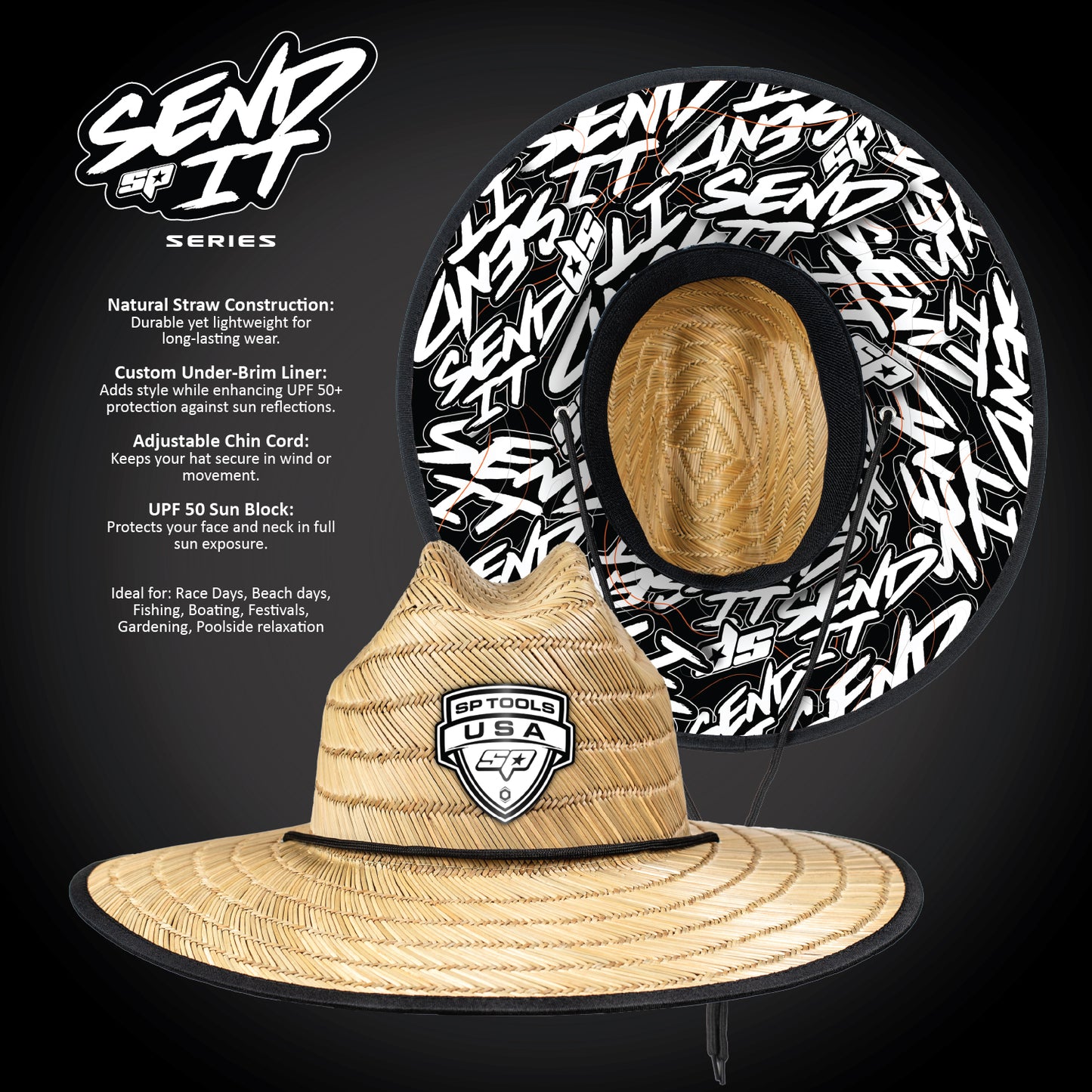 SP Send It Straw Hat
