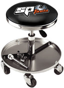 SP HEAVY DUTY SWIVEL SEAT w/ STORAGE - BLACK