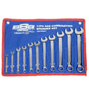 11PC 888 SERIES SAE COMBINATION WRENCH SET