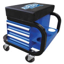 888 SERIES CREEPER SEAT w/ 3 STORAGE DRAWERS - BLUE
