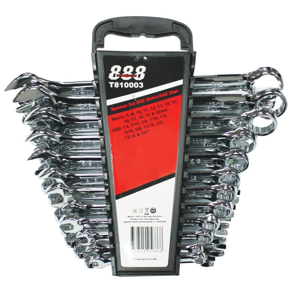 24PC 888 SERIES® METRIC/SAE COMBINATION WRENCH SET